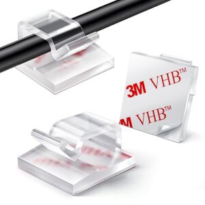 Cable Organizer Clips Set (20 Pieces)